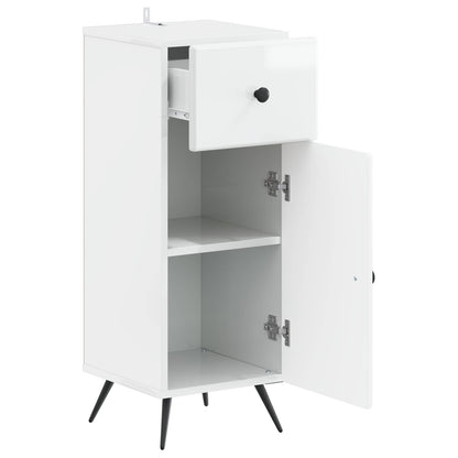 Badkamer Opbergkast BREDA Hoogglans Wit 30 x 31 x 80 cm
