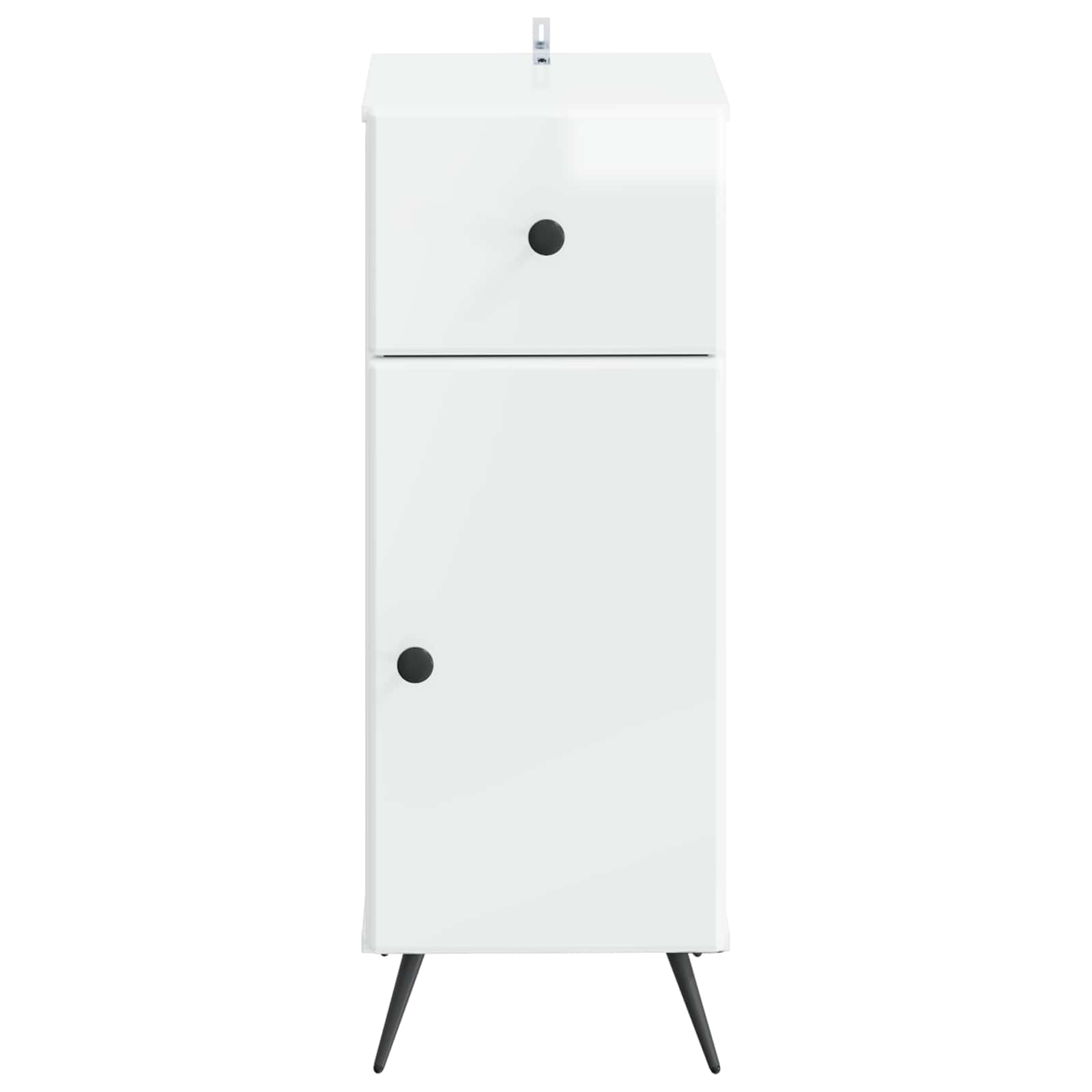Badkamer Opbergkast BREDA Hoogglans Wit 30 x 31 x 80 cm