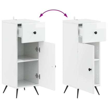 Badkamer Opbergkast BREDA Hoogglans Wit 30 x 31 x 80 cm