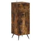 Badkamerkast Breda gerookt eiken 30x31x80 cm