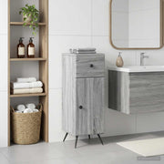 Badkamerkast Breda 30x31x80 cm grijs sonoma