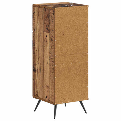 Badkamer Opbergkast BREDA Oud hout 30 x 31 x 80 cm Bewerkt hout