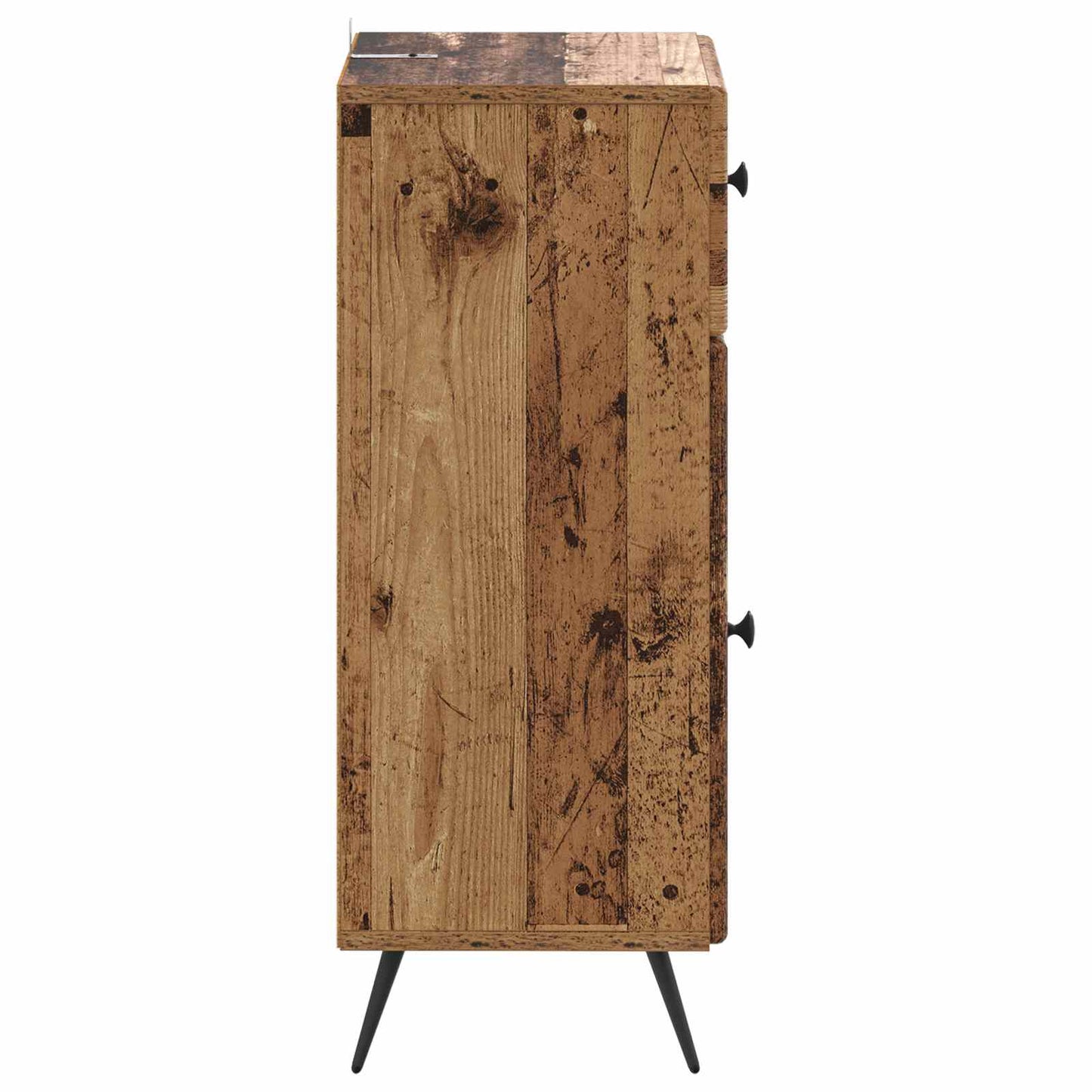 Badkamer Opbergkast BREDA Oud hout 30 x 31 x 80 cm Bewerkt hout