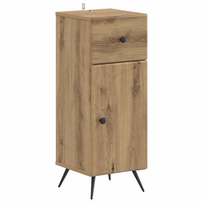 Badkamer Opbergkast BREDA Artisanaal eiken 30 x 31 x 80 cm