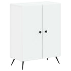 Badkamerkast Breda 59,5x31x80 cm bewerkt hout wit