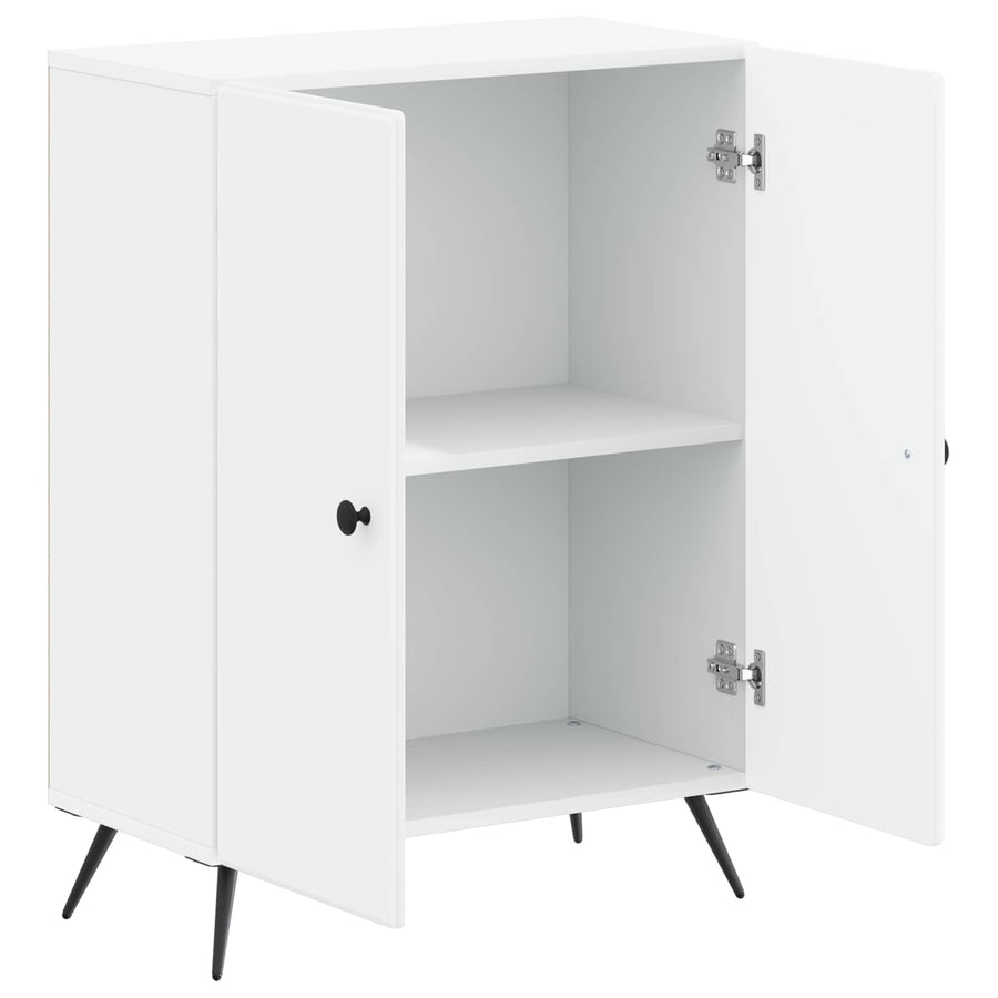 Badkamer Opbergkast BREDA Wit 59,5 x 31 x 80 cm Bewerkt hout