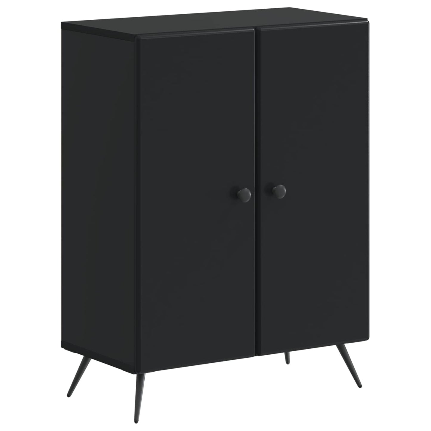 Badkamer Opbergkast BREDA Zwart 59,5 x 31 x 80 cm Bewerkt hout