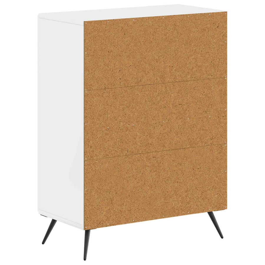 Badkamer Opbergkast BREDA Hoogglans Wit 59,5 x 31 x 80 cm