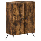 Badkamerkast Breda 59.5x31x80 cm gerookt eiken