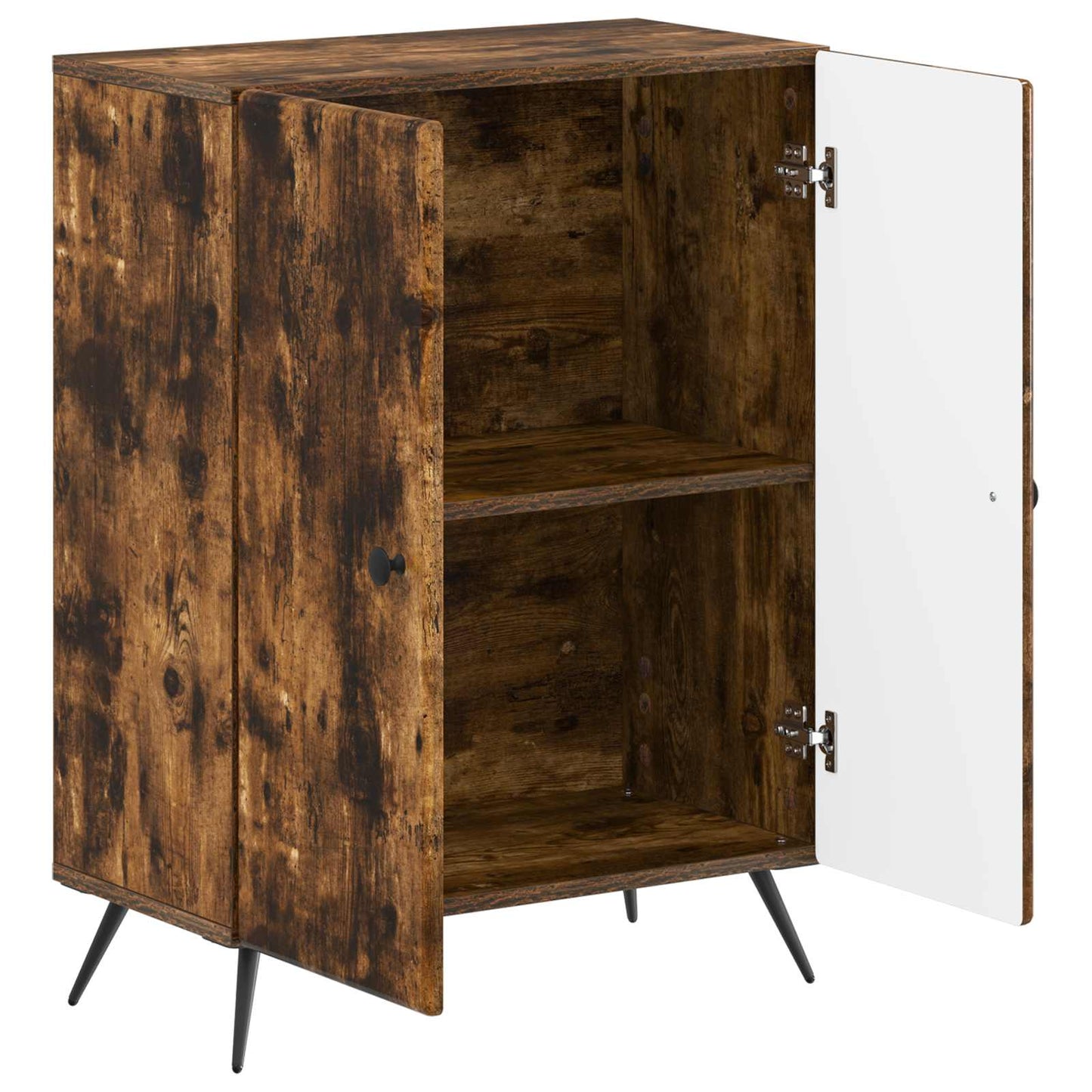 Badkamer Opbergkast BREDA Gerookt eiken 59,5 x 31 x 80 cm