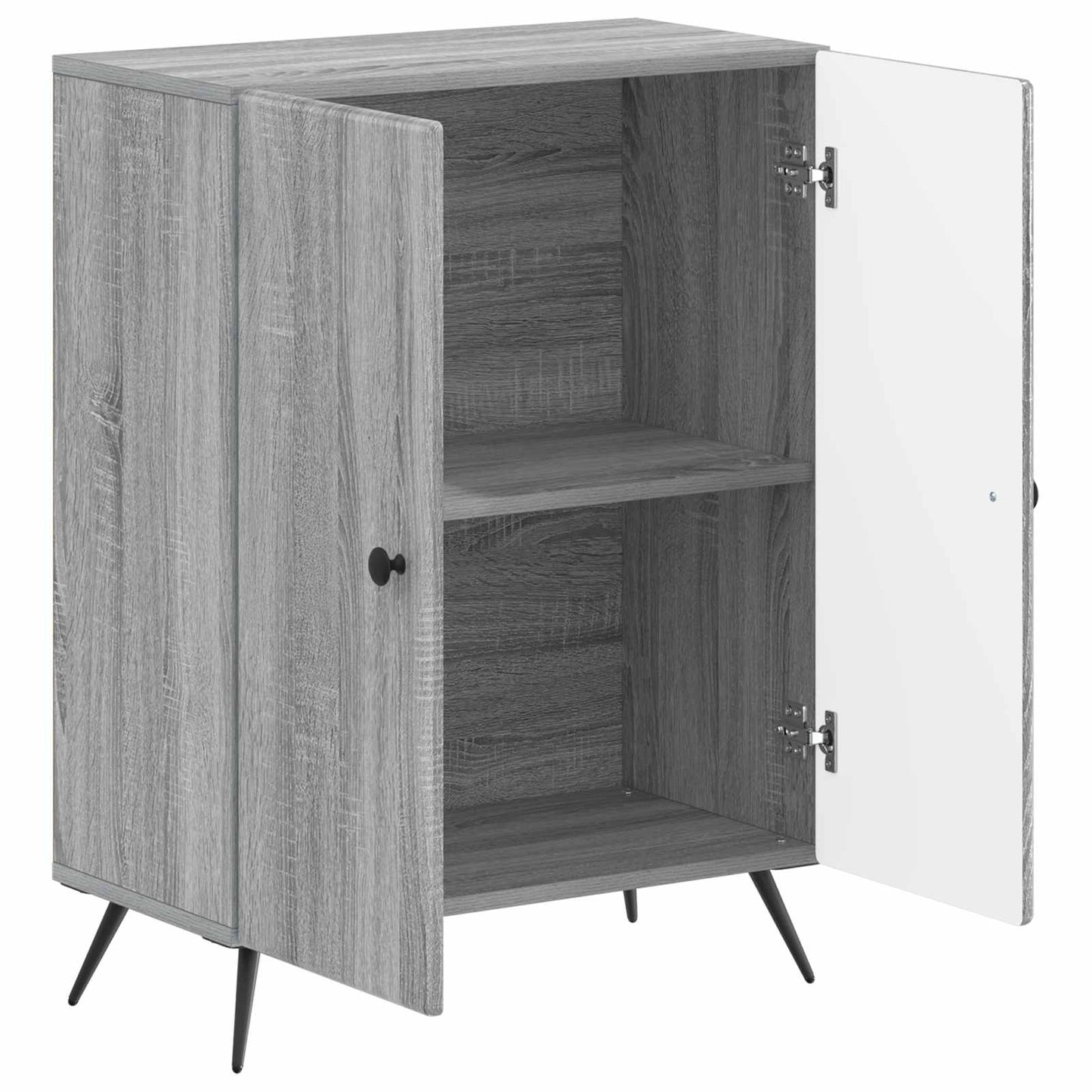 Badkamer Opbergkast BREDA Grijs Sonoma 59,5 x 31 x 80 cm