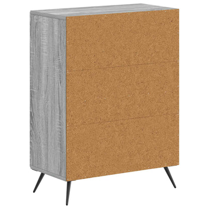Badkamer Opbergkast BREDA Grijs Sonoma 59,5 x 31 x 80 cm