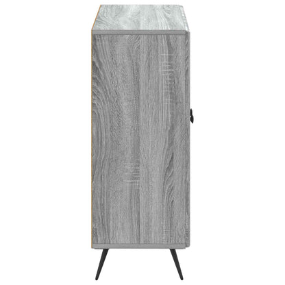Badkamer Opbergkast BREDA Grijs Sonoma 59,5 x 31 x 80 cm