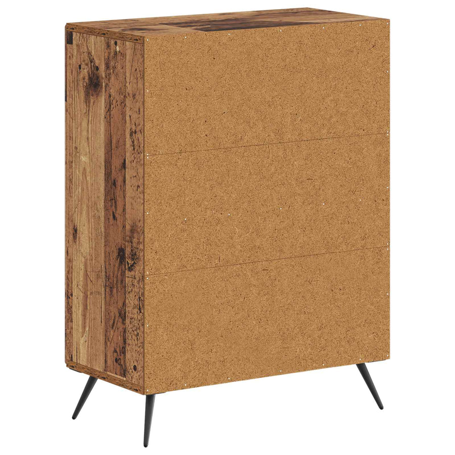 Badkamer Opbergkast BREDA Oud hout 59,5 x 31 x 80 cm