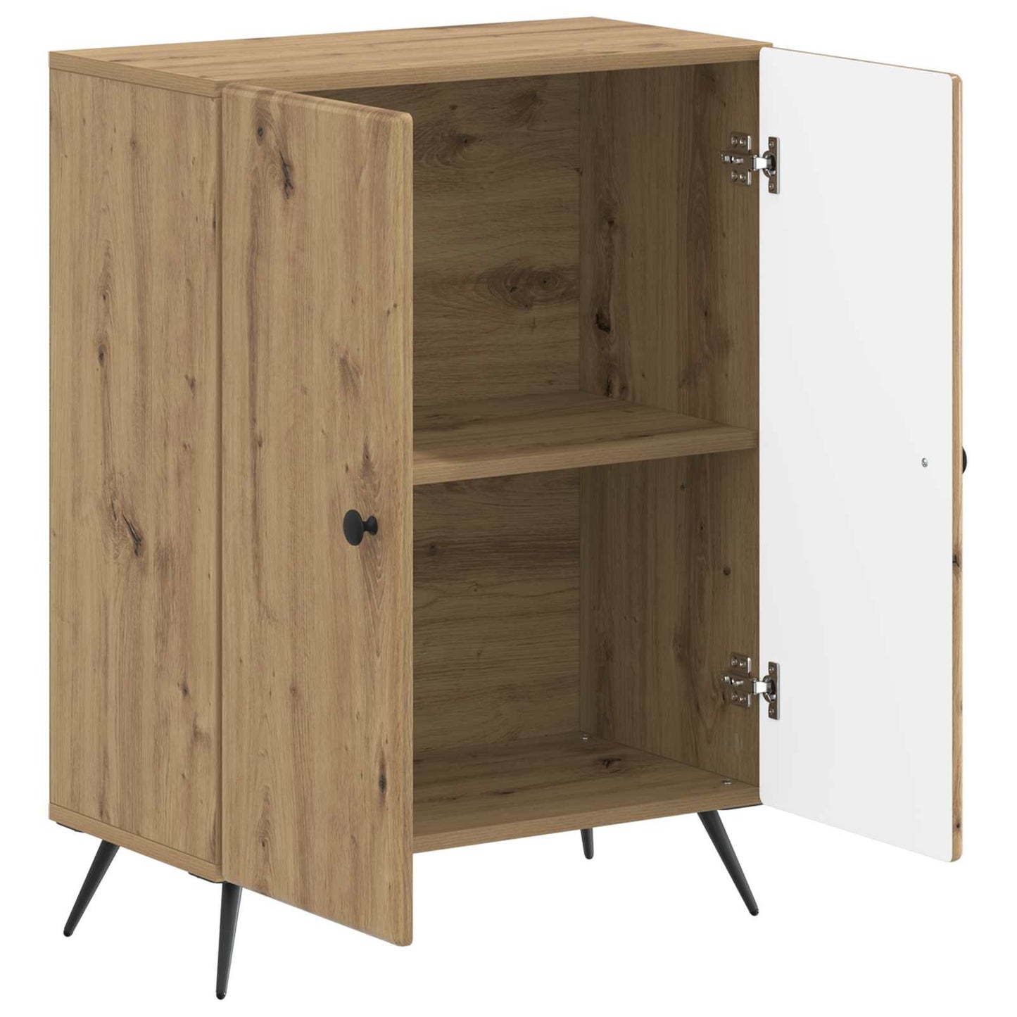 Badkamer Opbergkast BREDA Artisanaal eiken 59,5 x 31 x 80 cm