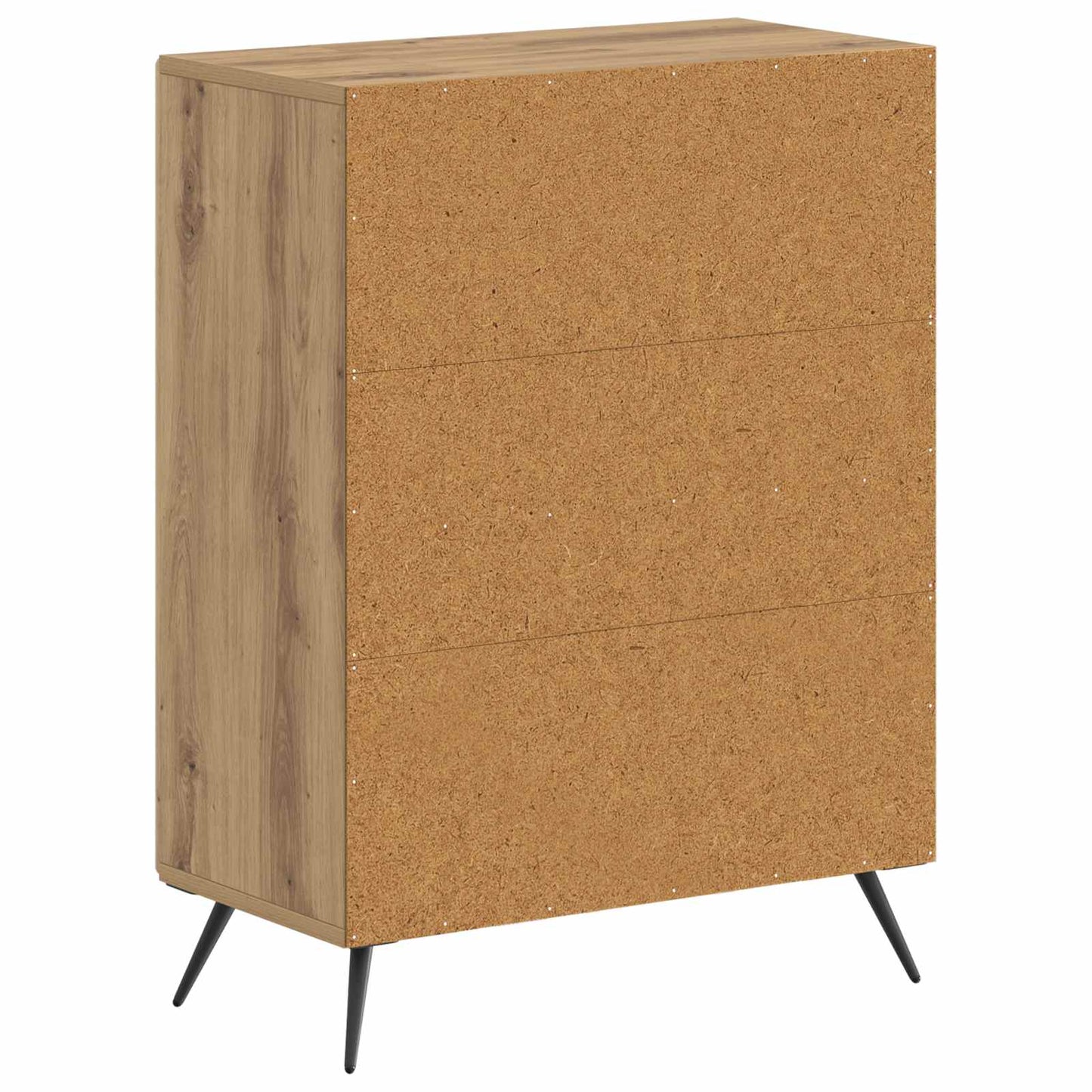 Badkamer Opbergkast BREDA Artisanaal eiken 59,5 x 31 x 80 cm