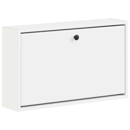 Wandgemonteerde Schoenkast BREDA 71 x 17 x 43 cm Bewerkt hout