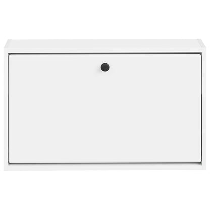 Wandgemonteerde Schoenkast BREDA 71 x 17 x 43 cm Bewerkt hout