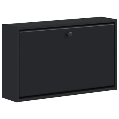 Wandgemonteerde Schoenkast BREDA 71 x 17 x 43 cm Bewerkt hout