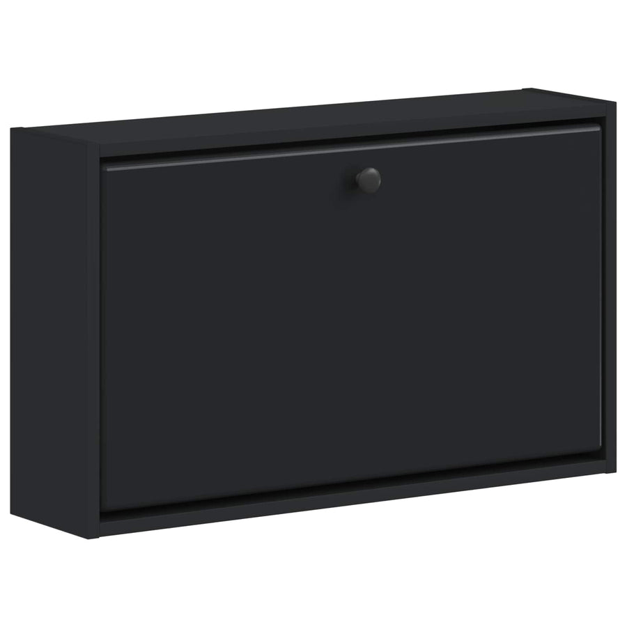 Wandgemonteerde Schoenkast BREDA 71 x 17 x 43 cm Bewerkt hout
