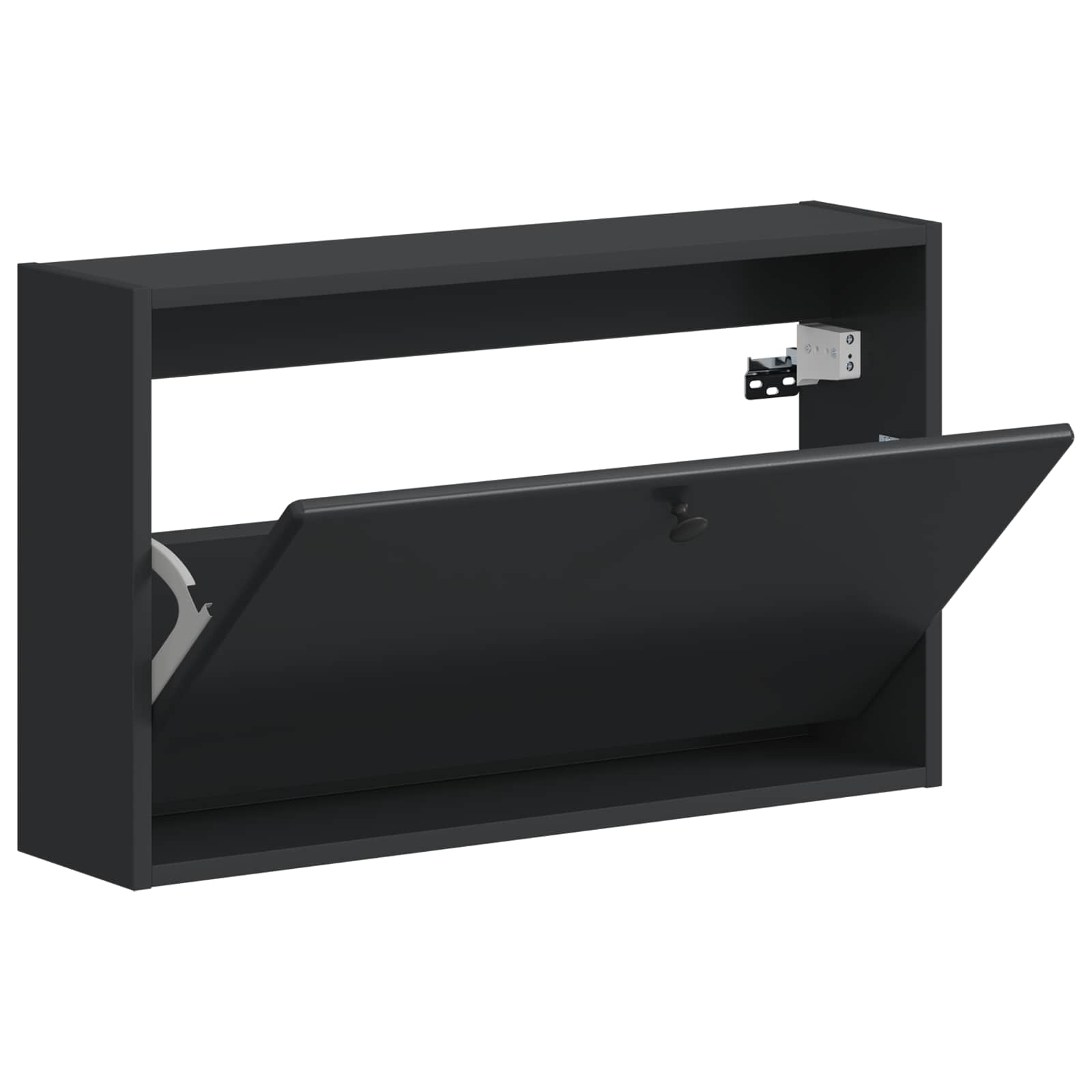 Wandgemonteerde Schoenkast BREDA 71 x 17 x 43 cm Bewerkt hout