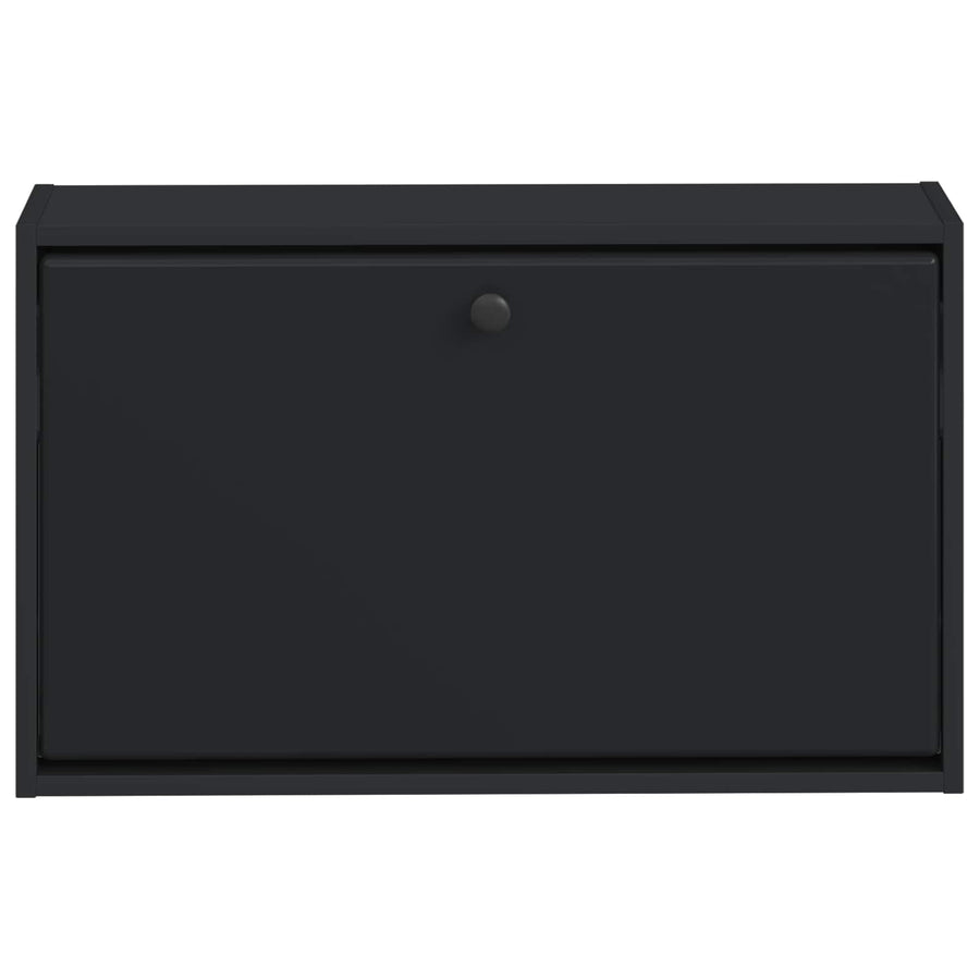 Wandgemonteerde Schoenkast BREDA 71 x 17 x 43 cm Bewerkt hout