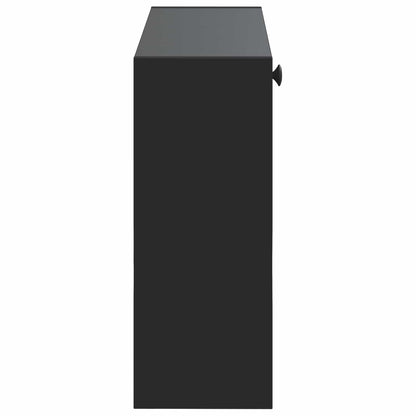 Wandgemonteerde Schoenkast BREDA 71 x 17 x 43 cm Bewerkt hout