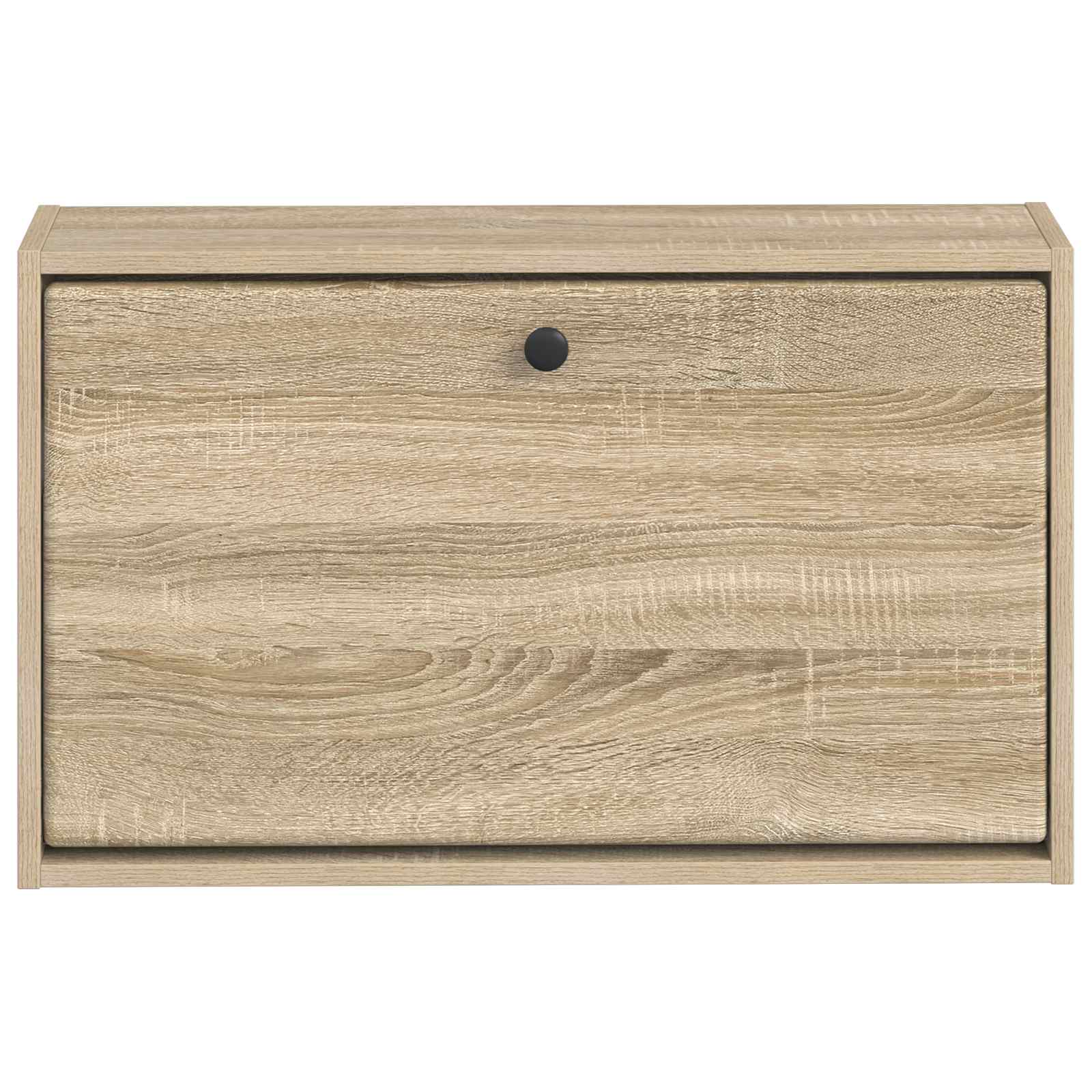 Wandgemonteerde Schoenkast BREDA 71 x 17 x 43 cm Bewerkt hout