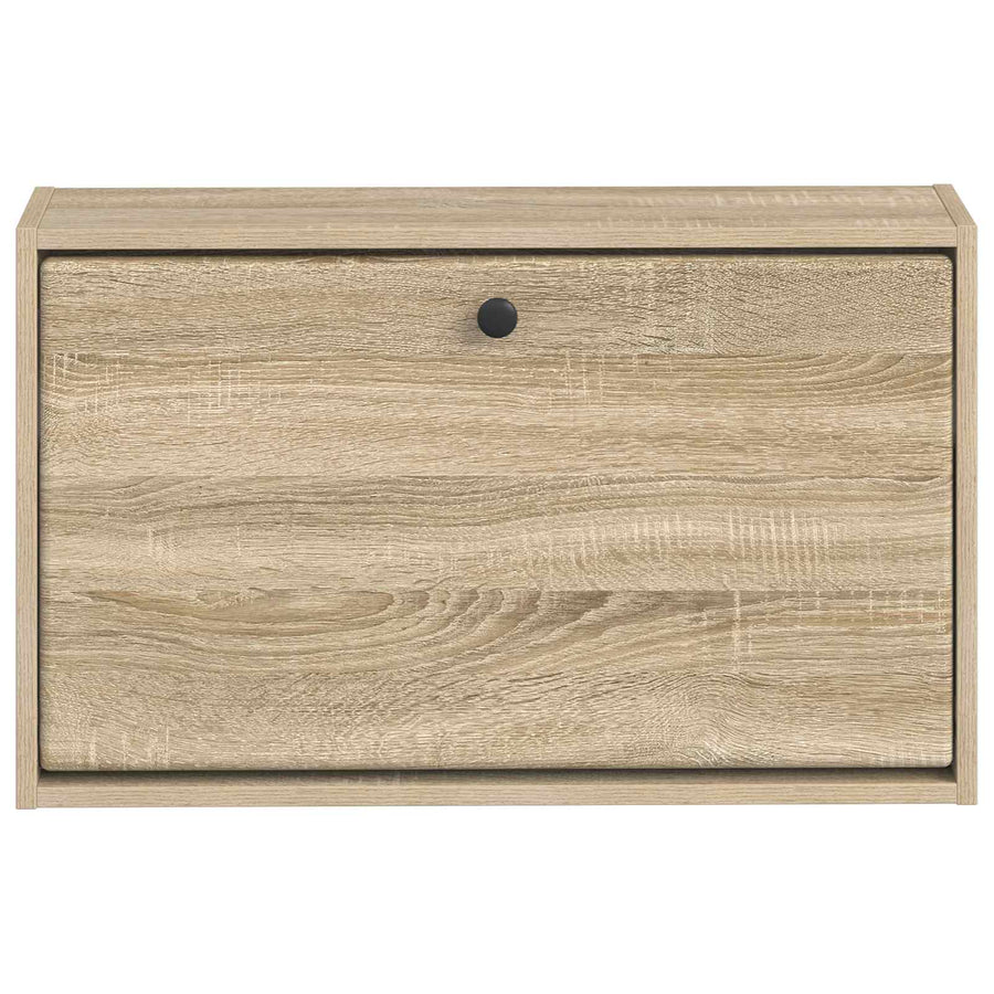 Wandgemonteerde Schoenkast BREDA 71 x 17 x 43 cm Bewerkt hout