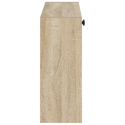 Wandgemonteerde Schoenkast BREDA 71 x 17 x 43 cm Bewerkt hout