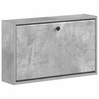 Wandkast schoenen 71x17x43 cm bewerkt hout
