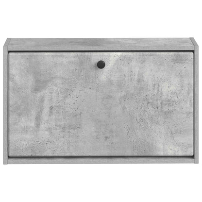 Wandgemonteerde Schoenkast BREDA 71 x 17 x 43 cm Bewerkt hout