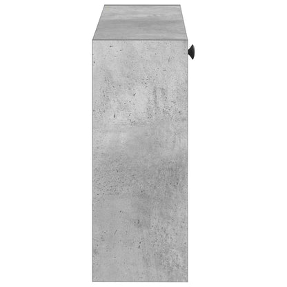 Wandgemonteerde Schoenkast BREDA 71 x 17 x 43 cm Bewerkt hout