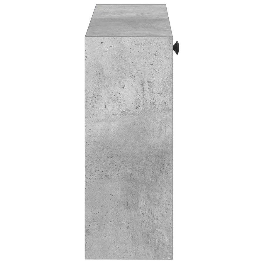 Wandgemonteerde Schoenkast BREDA 71 x 17 x 43 cm Bewerkt hout