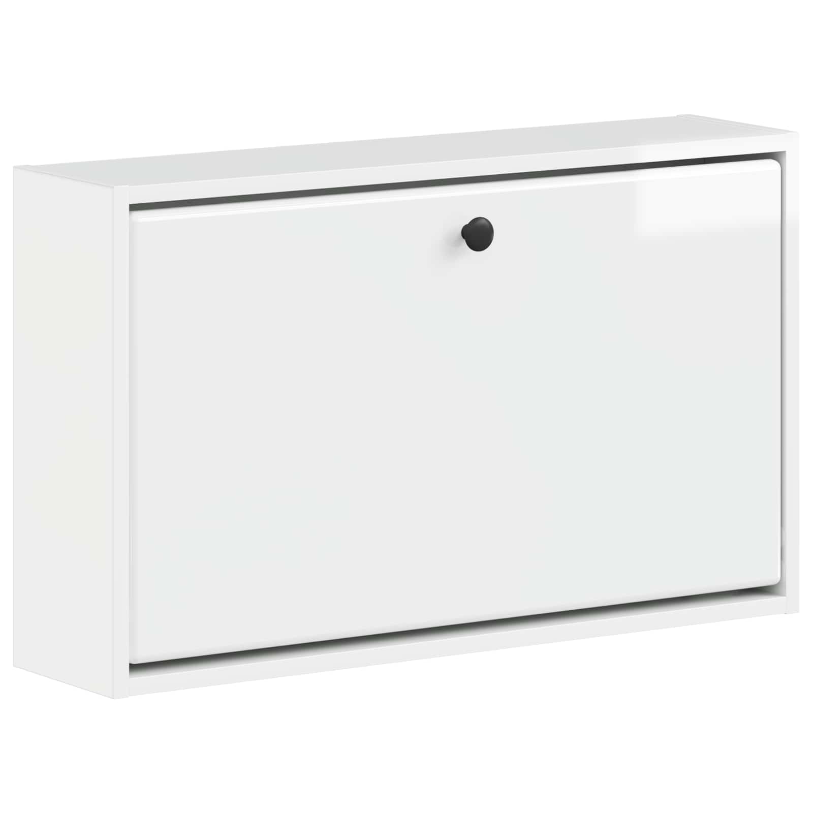 Wandgemonteerde Schoenkast BREDA 71 x 17 x 43 cm Bewerkt hout