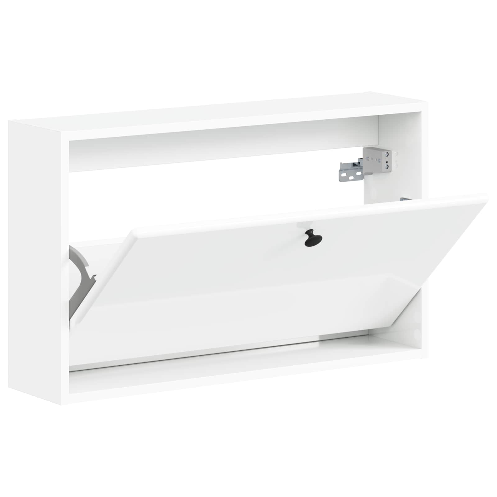 Wandgemonteerde Schoenkast BREDA 71 x 17 x 43 cm Bewerkt hout