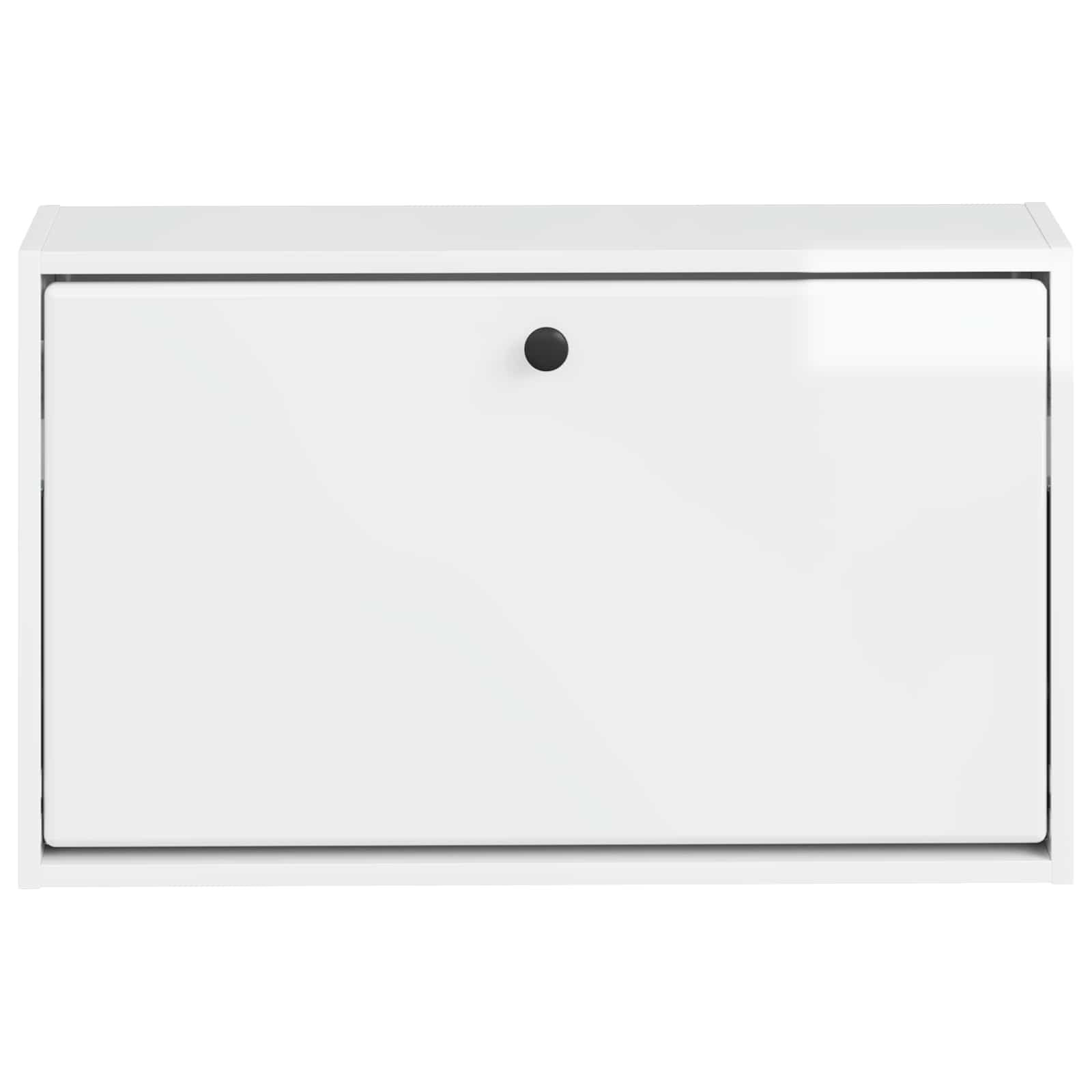 Wandgemonteerde Schoenkast BREDA 71 x 17 x 43 cm Bewerkt hout