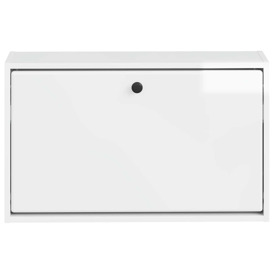 Wandgemonteerde Schoenkast BREDA 71 x 17 x 43 cm Bewerkt hout