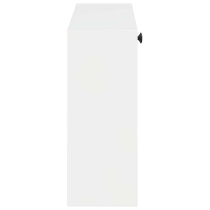 Wandgemonteerde Schoenkast BREDA 71 x 17 x 43 cm Bewerkt hout