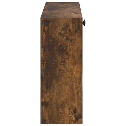 Wandgemonteerde Schoenkast BREDA 71 x 17 x 43 cm Bewerkt hout