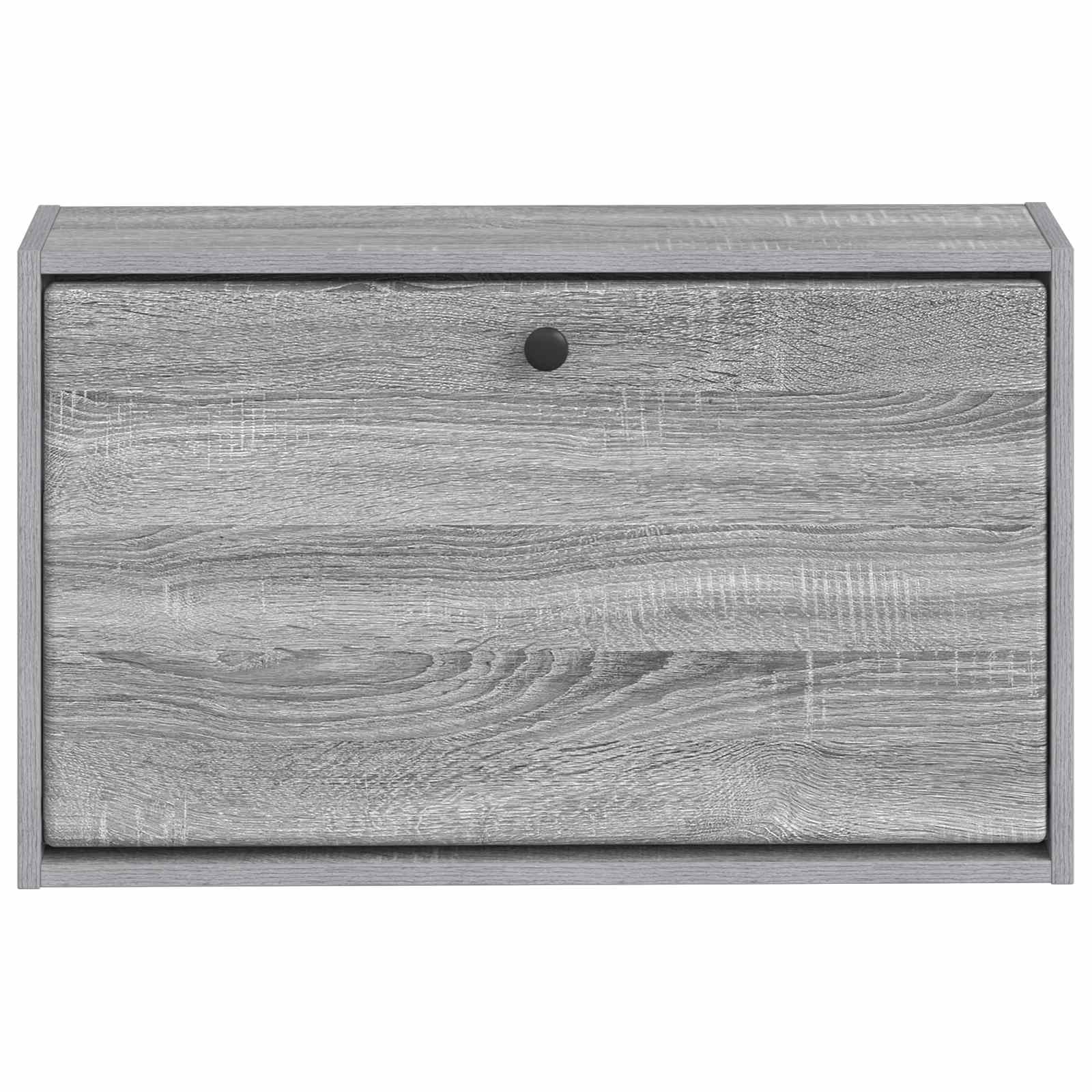 Wandgemonteerde Schoenkast BREDA 71 x 17 x 43 cm Bewerkt hout