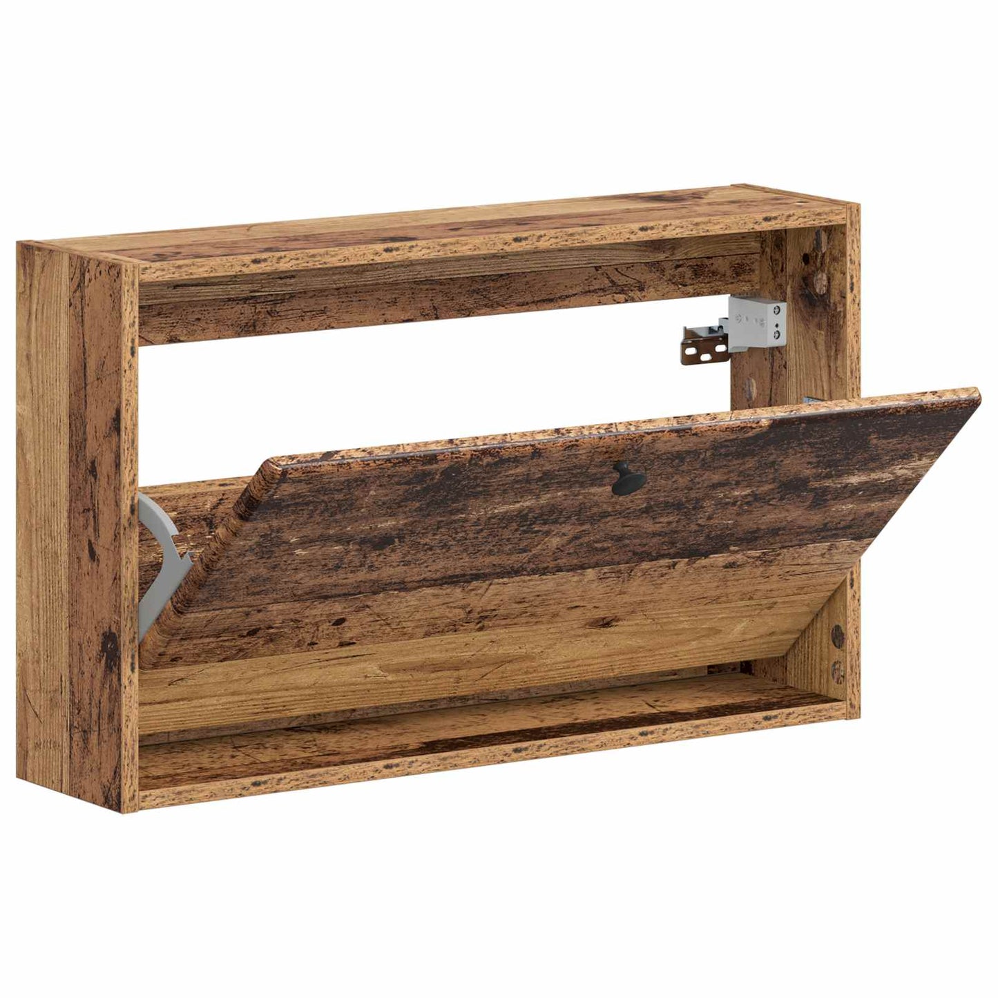 Wandgemonteerde Schoenkast BREDA 71 x 17 x 43 cm Bewerkt hout