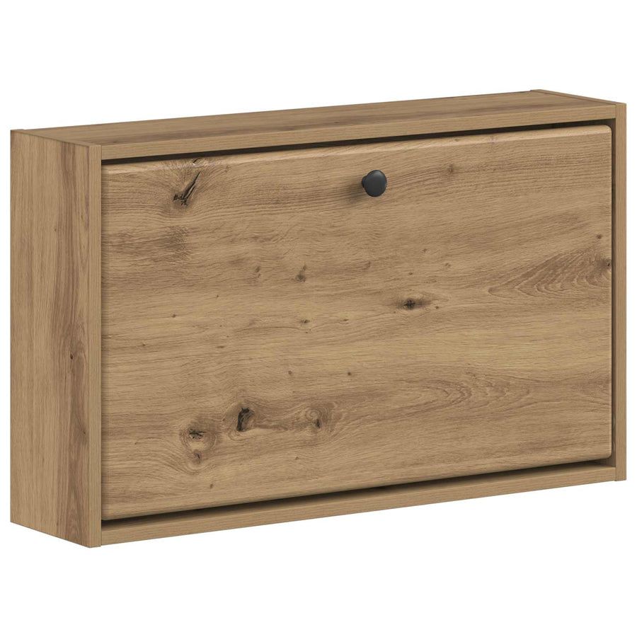 Wandgemonteerde Schoenkast BREDA 71 x 17 x 43 cm Bewerkt hout