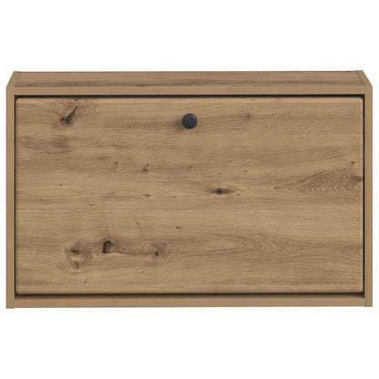 Wandgemonteerde Schoenkast BREDA 71 x 17 x 43 cm Bewerkt hout