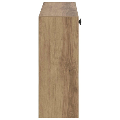 Wandgemonteerde Schoenkast BREDA 71 x 17 x 43 cm Bewerkt hout