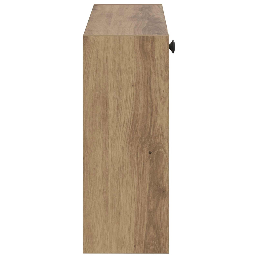 Wandgemonteerde Schoenkast BREDA 71 x 17 x 43 cm Bewerkt hout