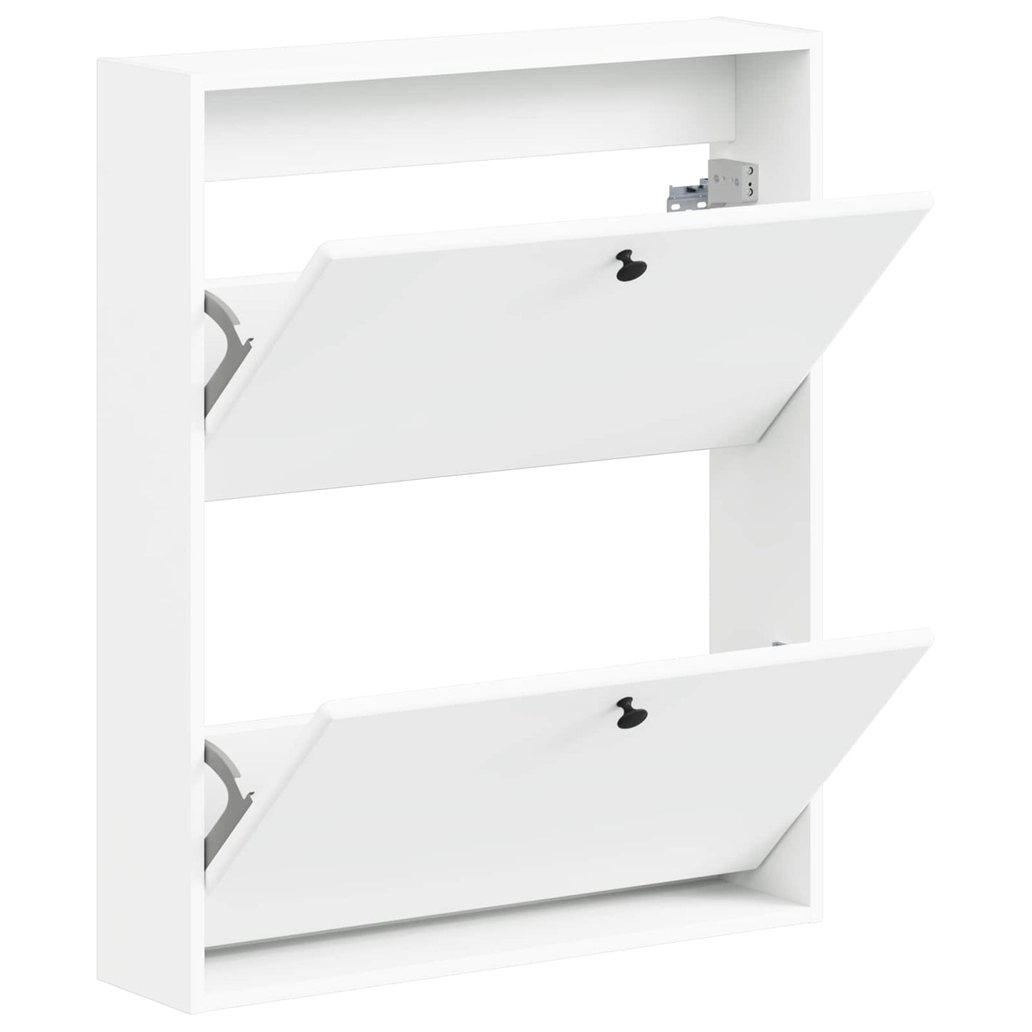 Wandgemonteerde Schoenkast BREDA 71 x 17 x 86 cm Bewerkt hout