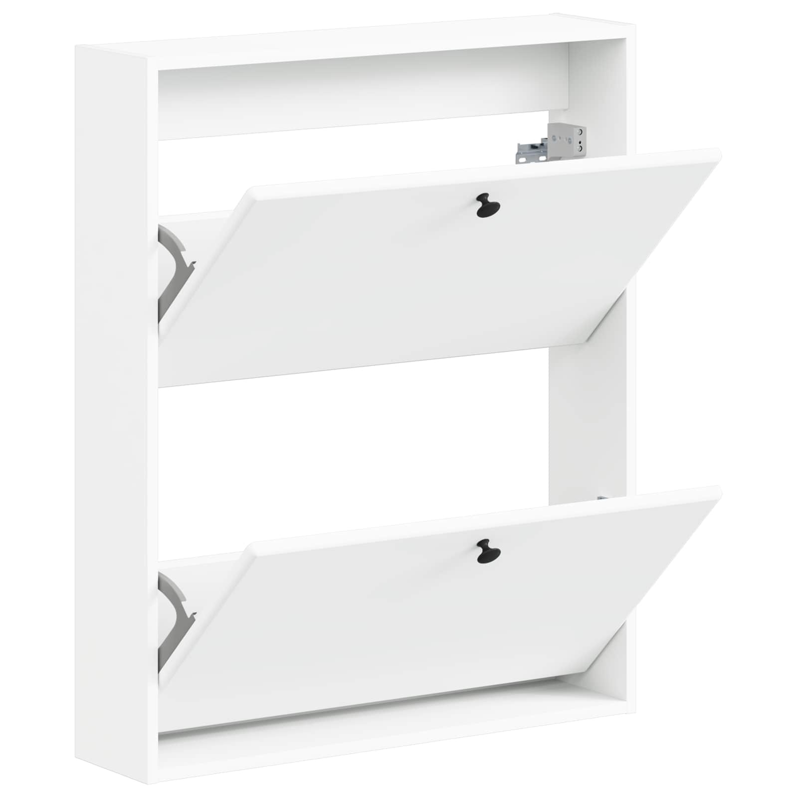 Wandgemonteerde Schoenkast BREDA 71 x 17 x 86 cm Bewerkt hout