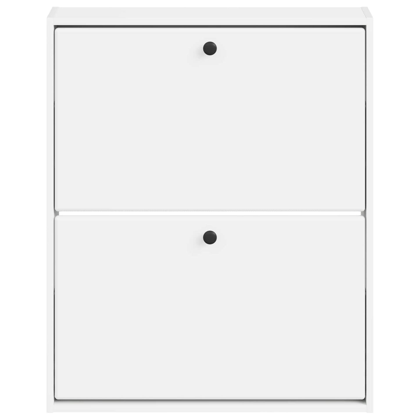 Wandgemonteerde Schoenkast BREDA 71 x 17 x 86 cm Bewerkt hout