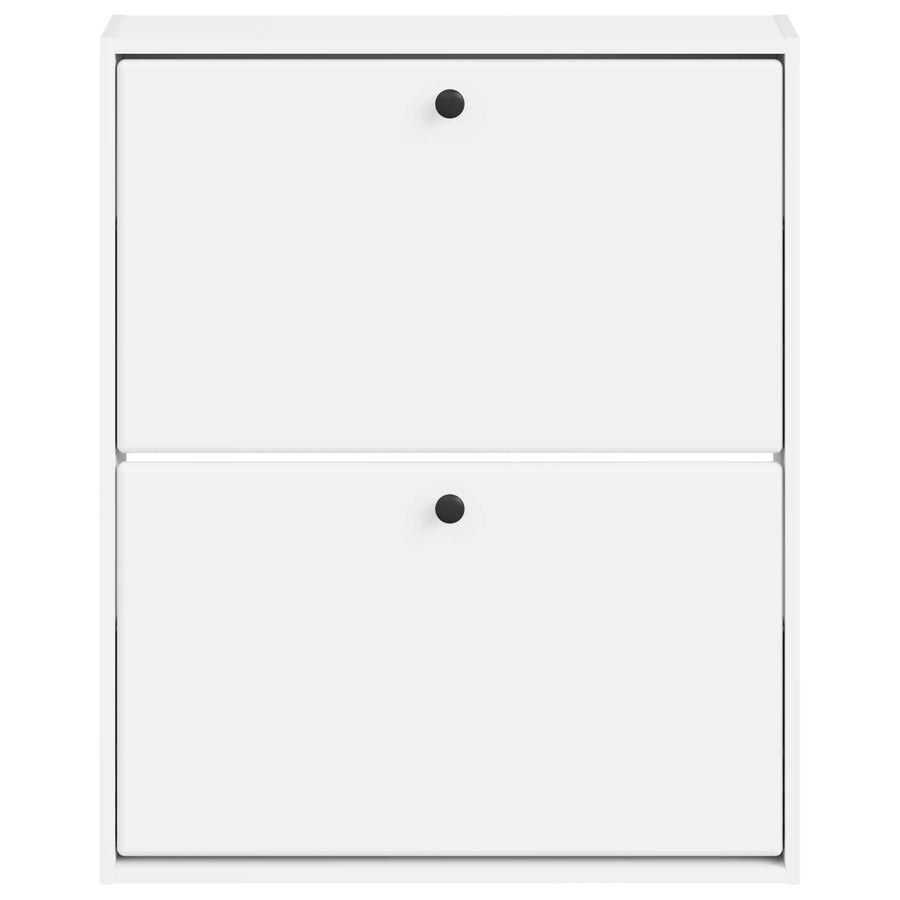 Wandgemonteerde Schoenkast BREDA 71 x 17 x 86 cm Bewerkt hout